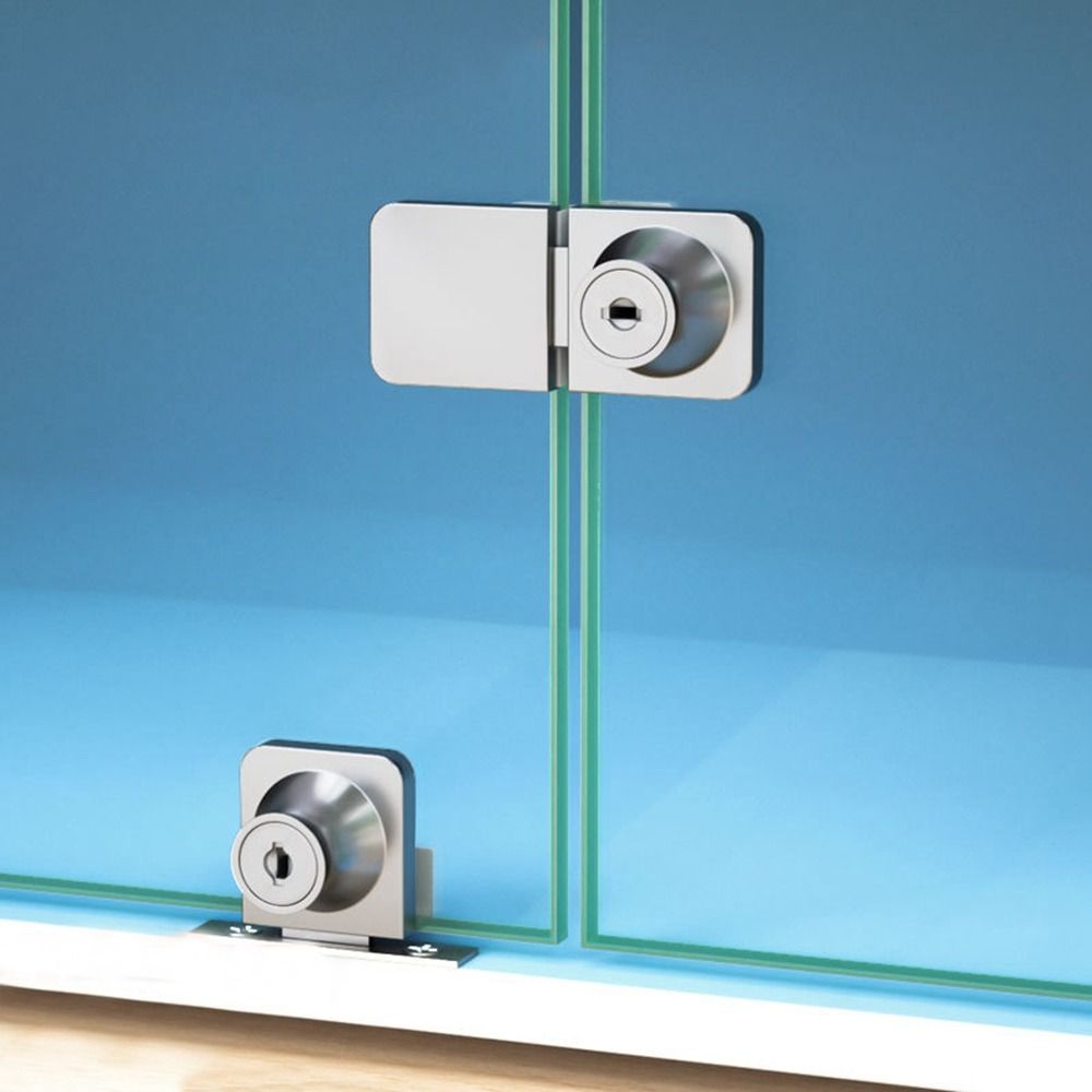 Medicine Cabinet Lock - Display Lock Security Double Open Sliding