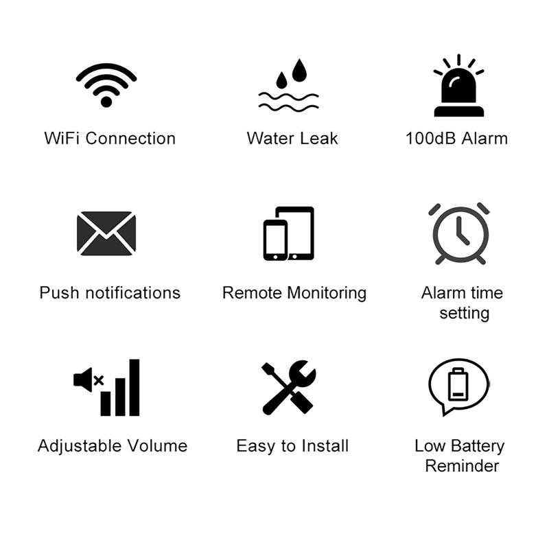 Tuya Smart WIFI Water Leak Sen - Water Alarm Sensor reseña y precio