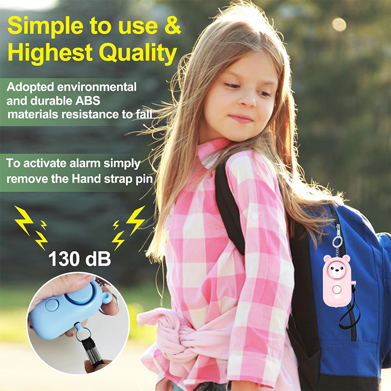 130dB Loud Self Defense Alarm  - Personal Alarm Keychain reseña y precio