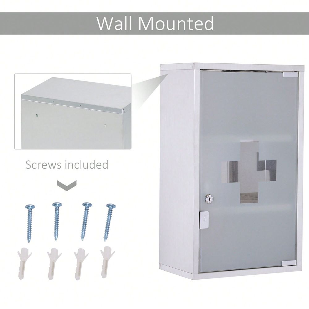 Wall Medicine Cabinet With Loc - Medicine Cabinet Lock reseña y precio