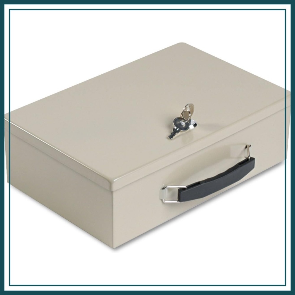 Fire-Retardant Steel Security  - Lockbox Key Secure reseña y precio