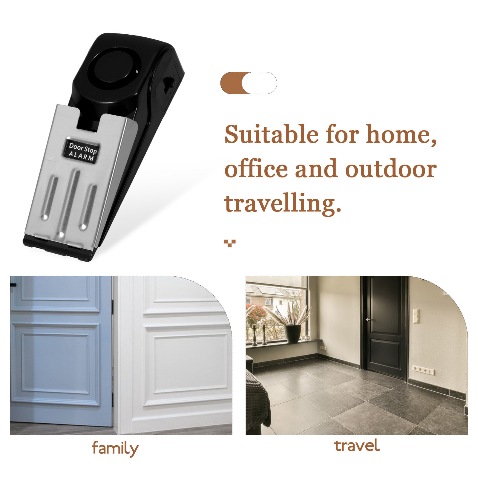 Heavy Duty Door Stop Alarm 120 - Door Stop Alarm reseña y precio