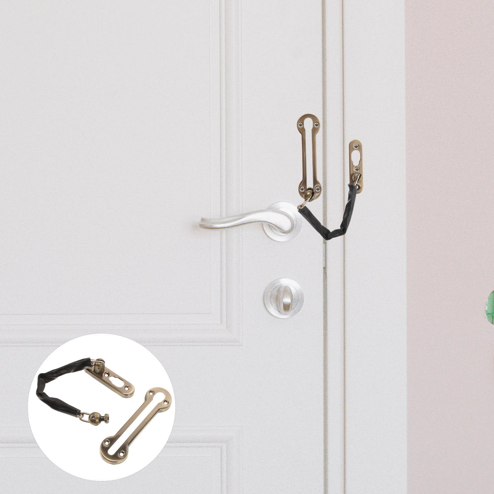 Door Chain Lock Heavy Duty Sta - Security Chain Door reseña y precio