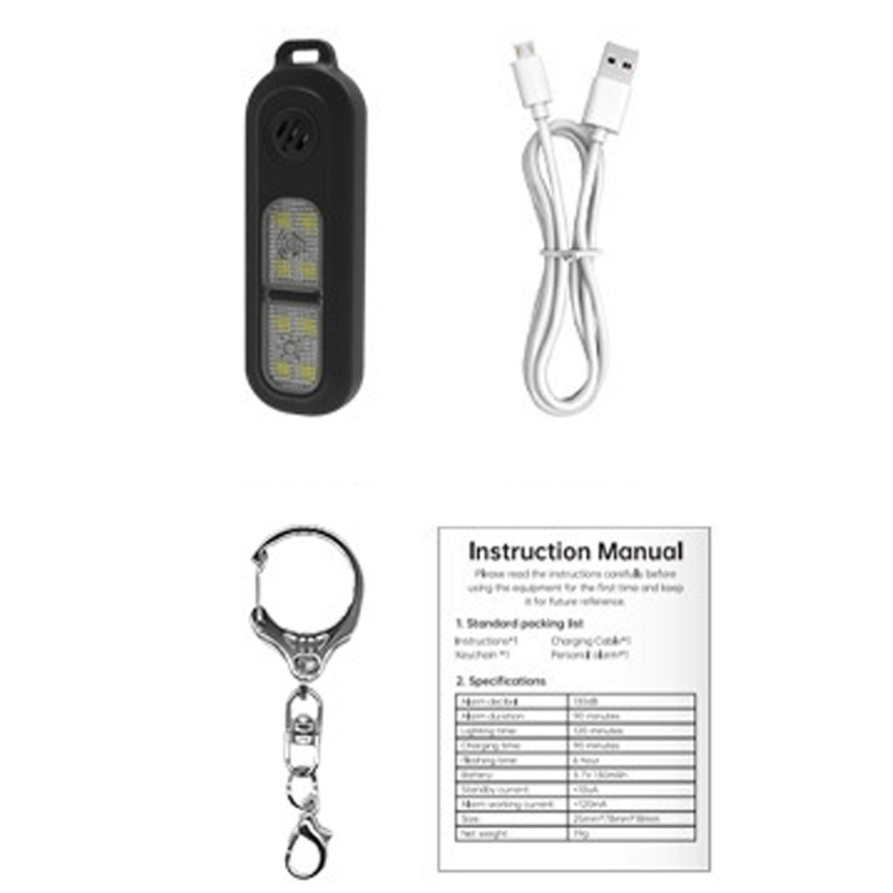 Hollarm Rechargeable Keychain  - Personal Alarm Keychain reseña y precio
