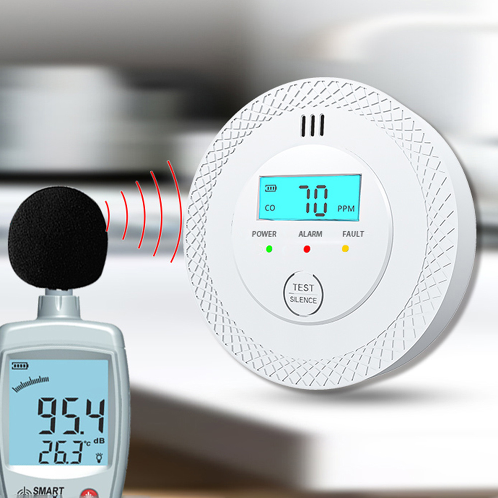 1-5PCS Carbon Monoxide Alarm D - Smoke Detector Interconnected reseña y precio