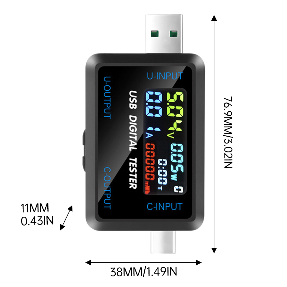USB Tester 10 in 1 DC Digital  - Co Detector Plug reseña y precio