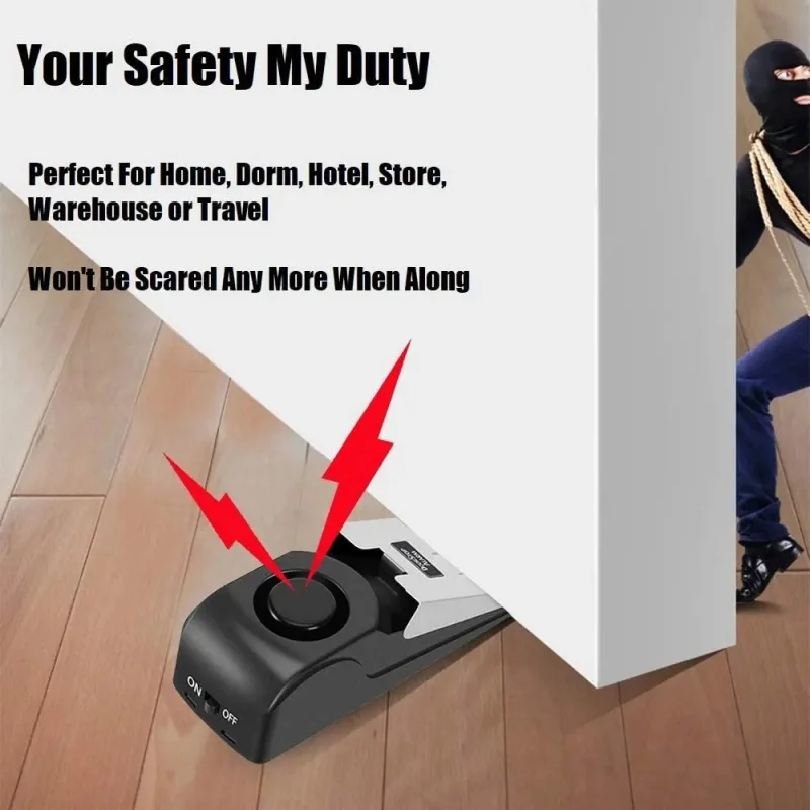 120db Wireless Door Stop Stopp - Door Stop Alarm reseña y precio