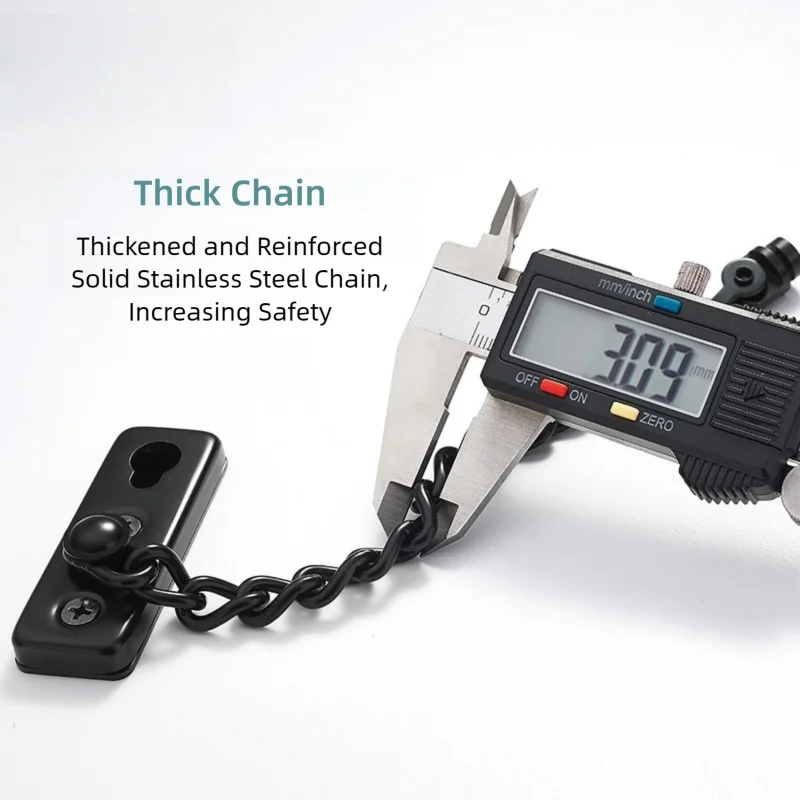 Multi-Color Stainless Steel An - Security Chain Door reseña y precio