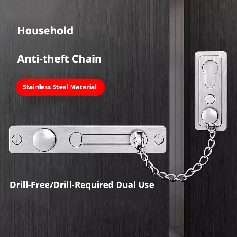 Door Chain Lock Stainless Stee - Security Chain Door reseña y precio