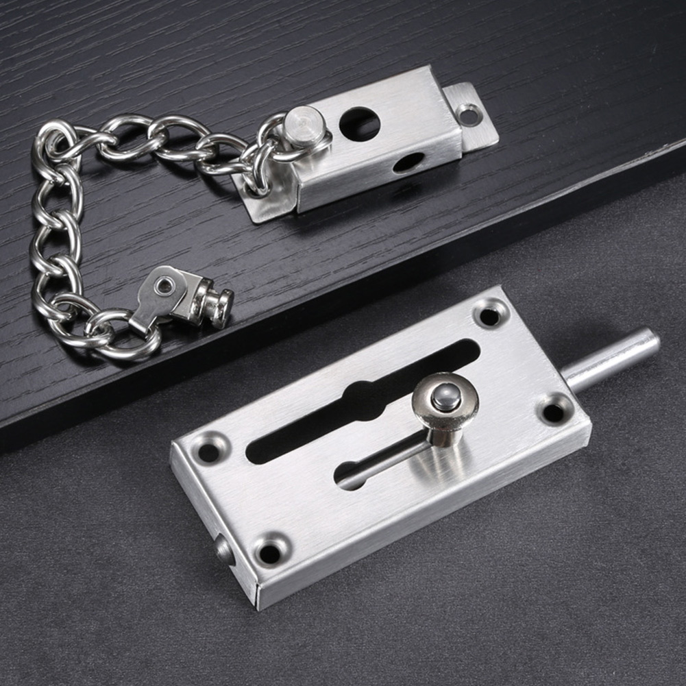 Silver Security Door Chain Har - Security Chain Door reseña y precio