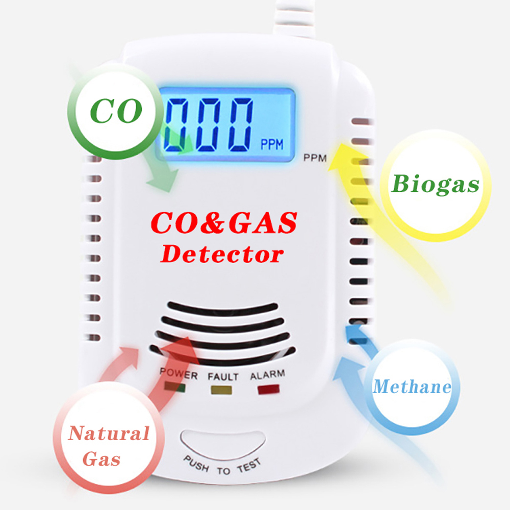 2 in 1 Gas Detector, Plug-in H - Co Detector Plug reseña y precio