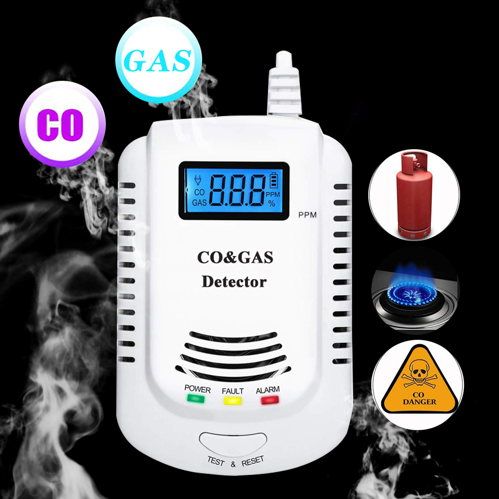 2 in 1 Gas Detector, Plug-in H - Co Detector Plug reseña y precio