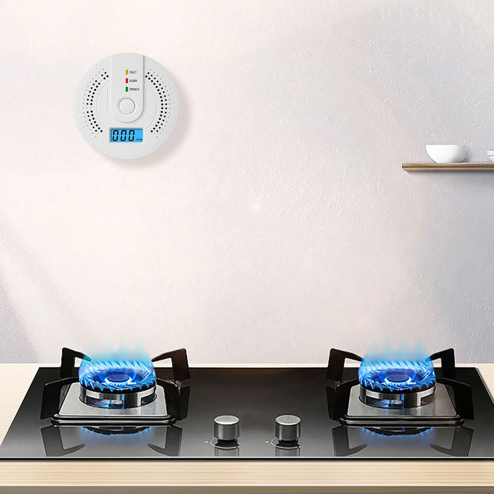 Digital Carbon Monoxide Detect - Smoke Detector Interconnected reseña y precio