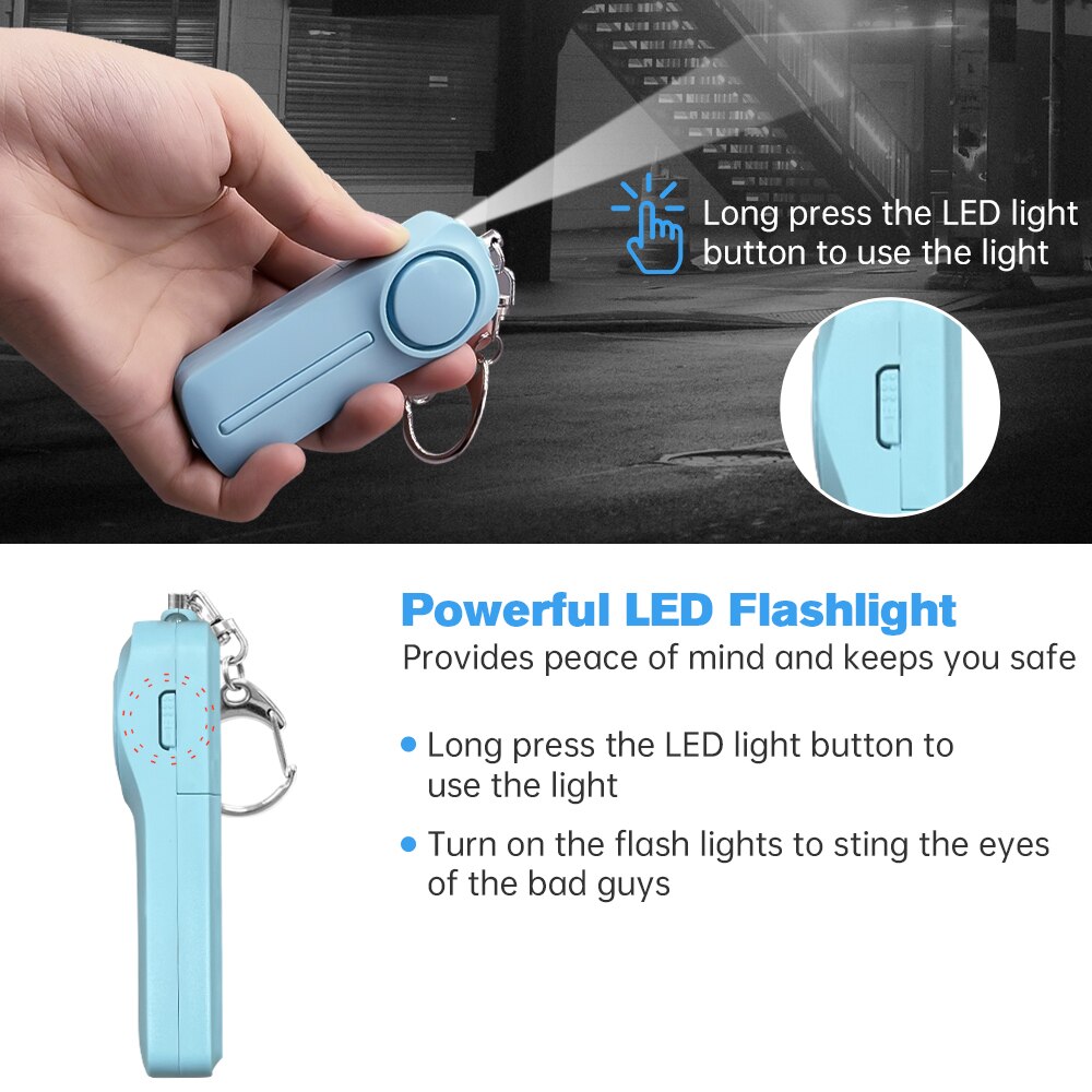 Personal Security Alarm Self D - Personal Alarm Keychain reseña y precio