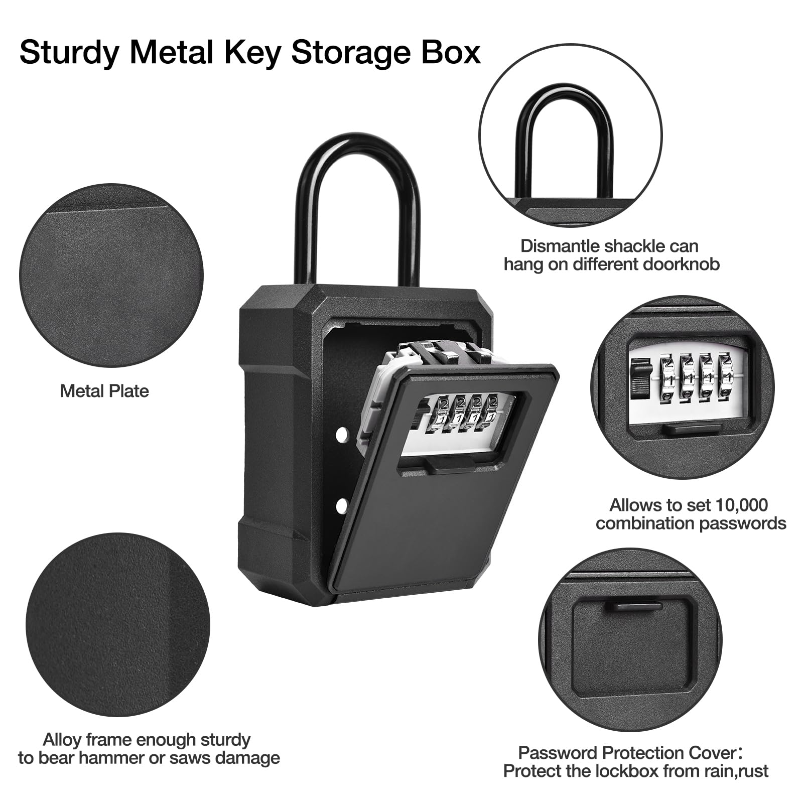 Alloy Security Key Lock Box Wa - Lockbox Key Secure reseña y precio
