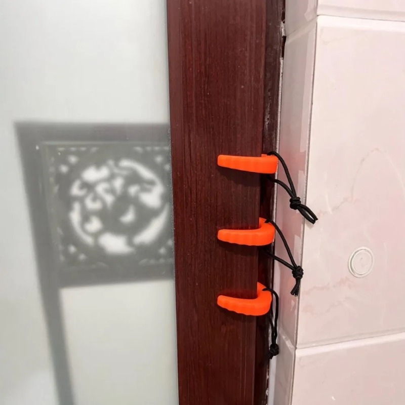 Easy to Use Rubber Door Jam Fi - Door Stop Alarm reseña y precio