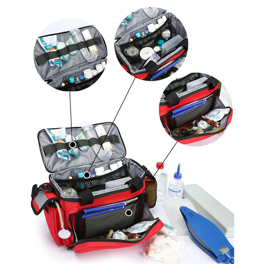 Portable Outdoor First Aid Kit - First Aid Bag Kit reseña y precio