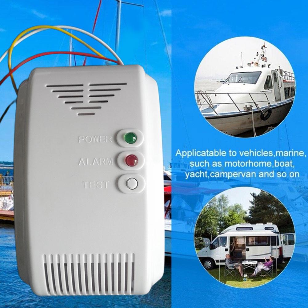 Propane Butane Sensor 12V Gas  - Smoke Detector Interconnected reseña y precio
