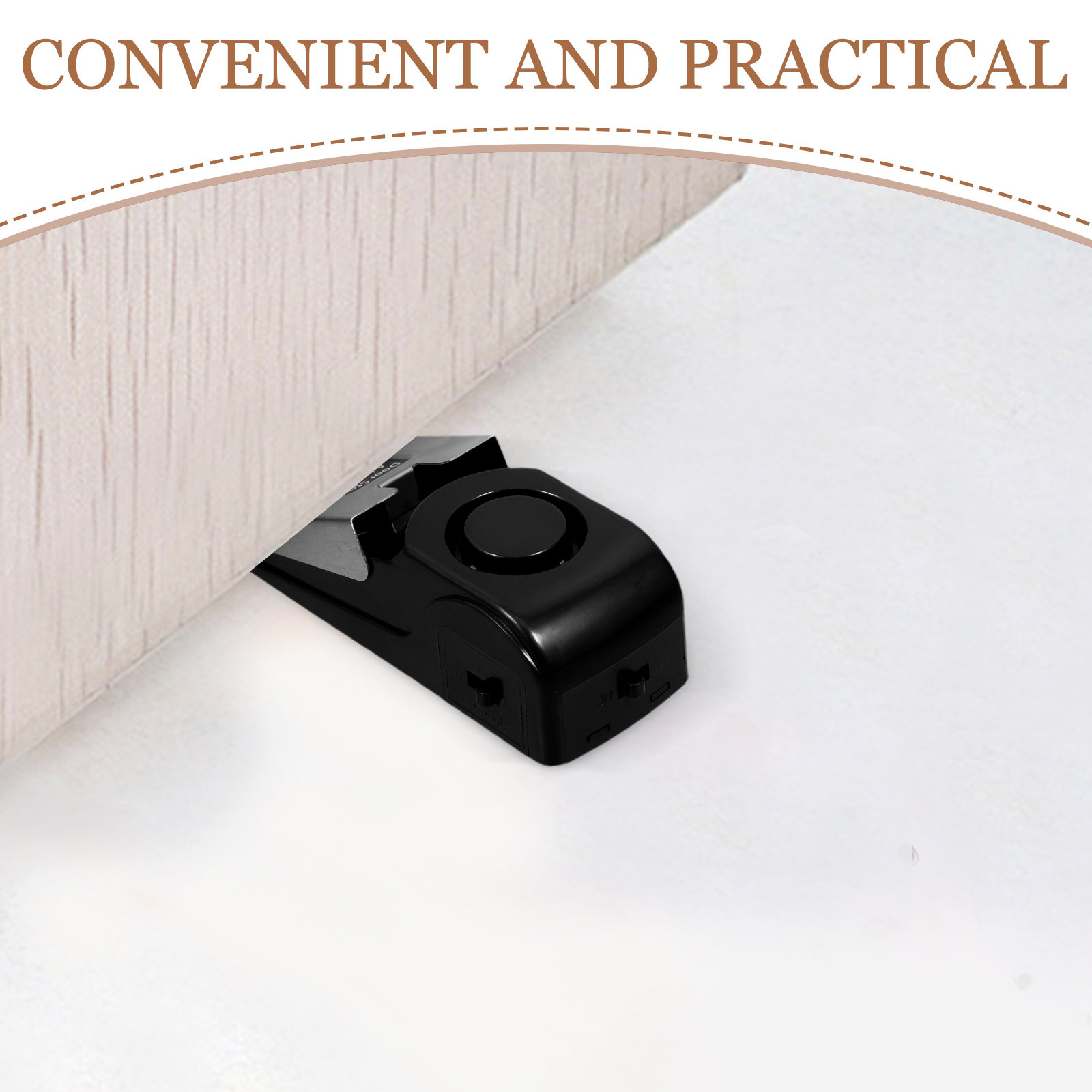 Door Stop Alarm 120Db Loud Tri - Door Stop Alarm reseña y precio