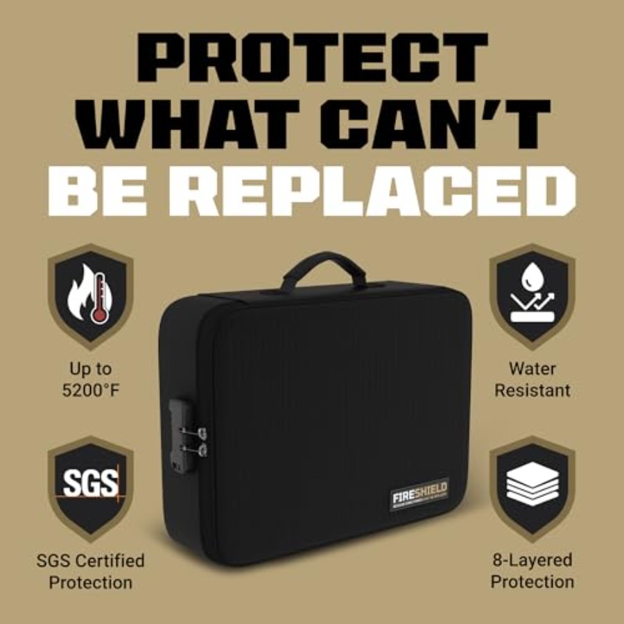 FIRESHIELD PRO 5200°F Fireproo - Fire Safe Document reseña y precio