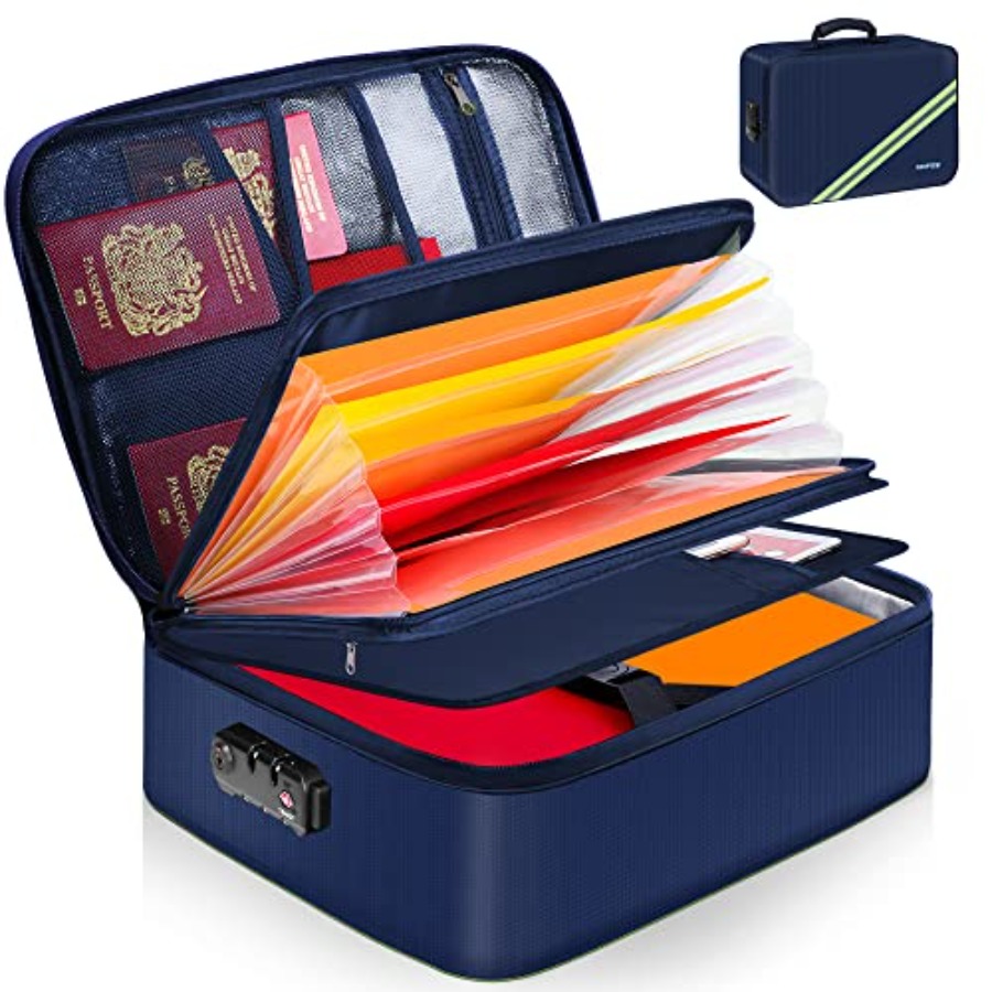 Important Document Organizer W - Fire Safe Document reseña y precio