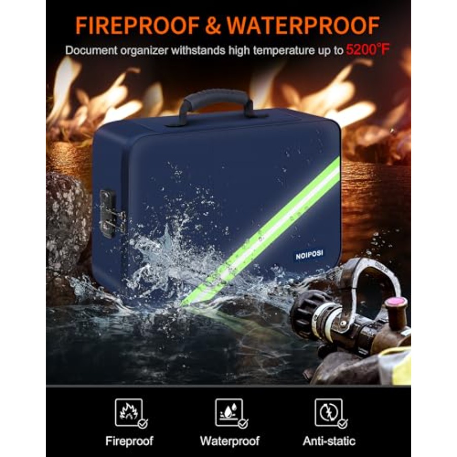 Important Document Organizer W - Fire Safe Document reseña y precio