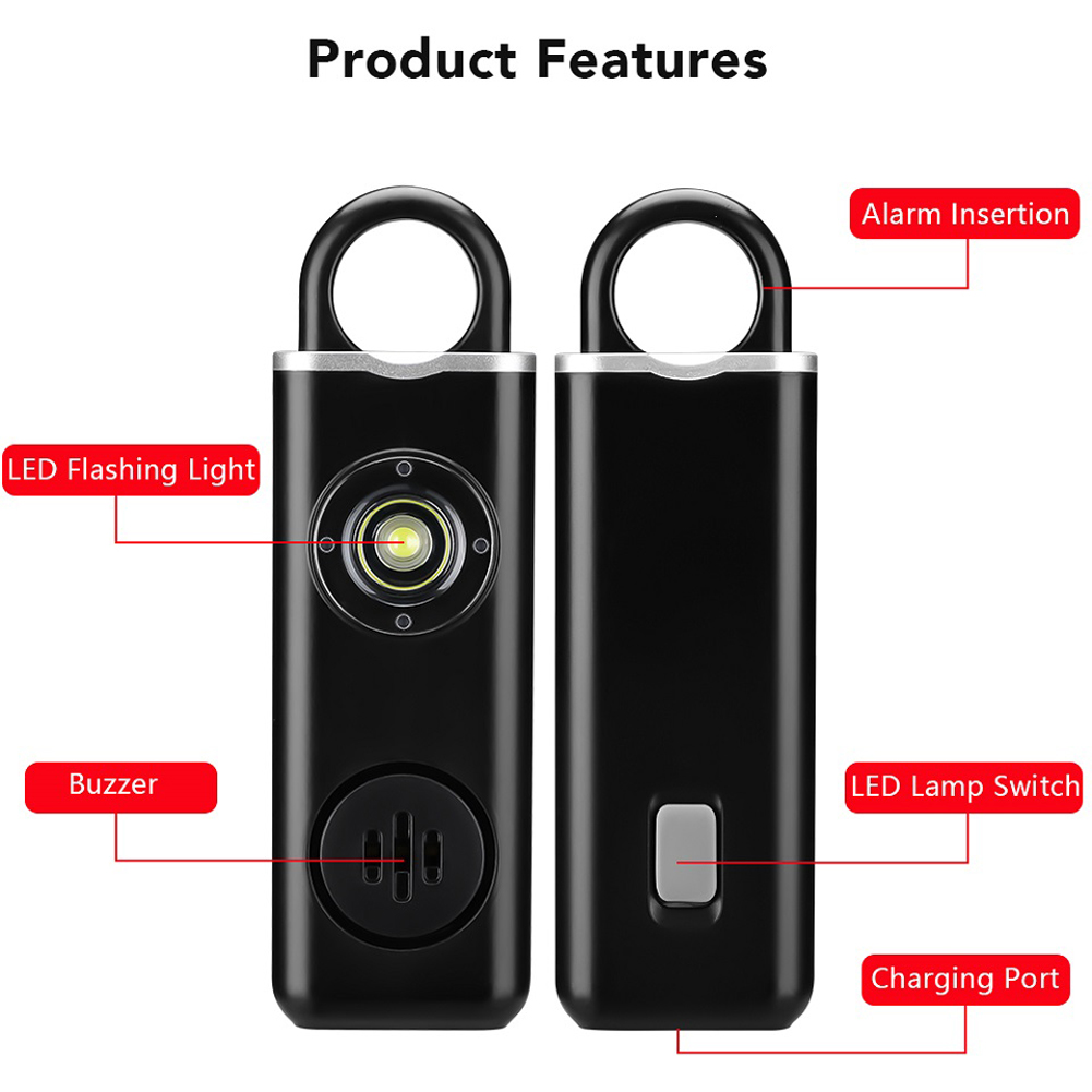 Anti-wolf Alert 130dB Loud Sel - Personal Alarm Keychain reseña y precio