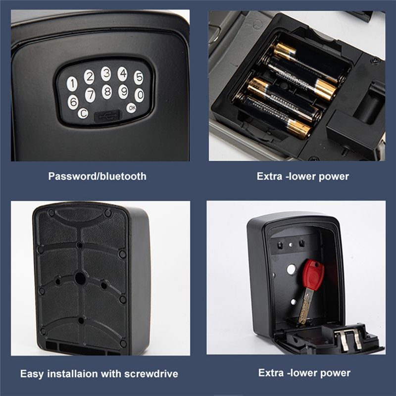 B68A TUYA Smart Key Box Blueto - Lockbox Key Secure reseña y precio