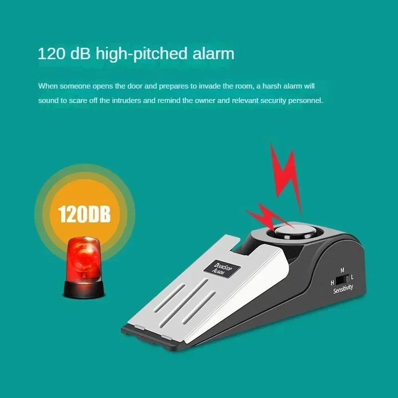 Portable Door Stop Security Al - Door Stop Alarm reseña y precio