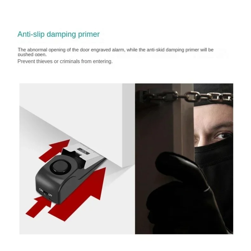 Portable Door Stop Security Al - Door Stop Alarm reseña y precio
