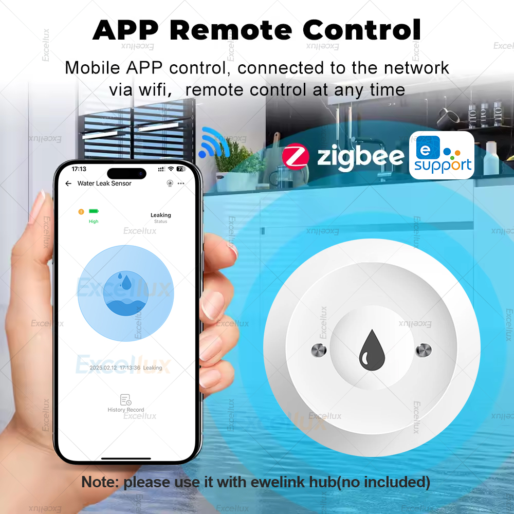 Ewelink Zigbee 3.0 Water Senso - Water Alarm Sensor reseña y precio