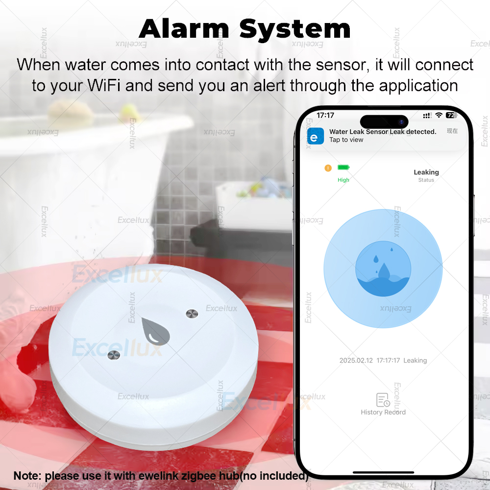 Ewelink Zigbee 3.0 Water Senso - Water Alarm Sensor reseña y precio