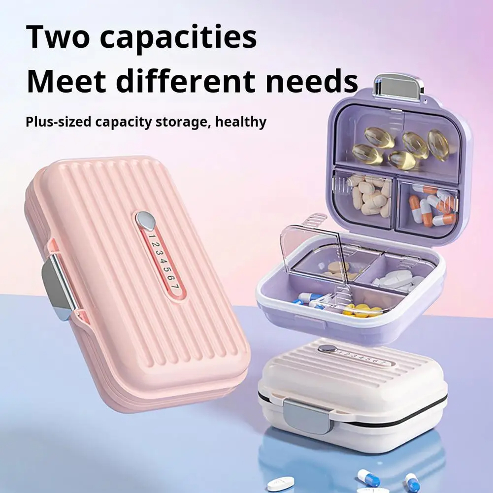 Pill Storage Box  Multi-purpos - Medicine Cabinet Lock reseña y precio