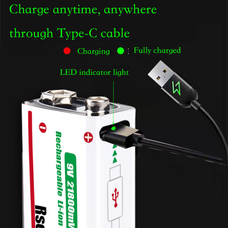 Type-C Rechargeable 9V Lithium - Smoke Detector Interconnected reseña y precio