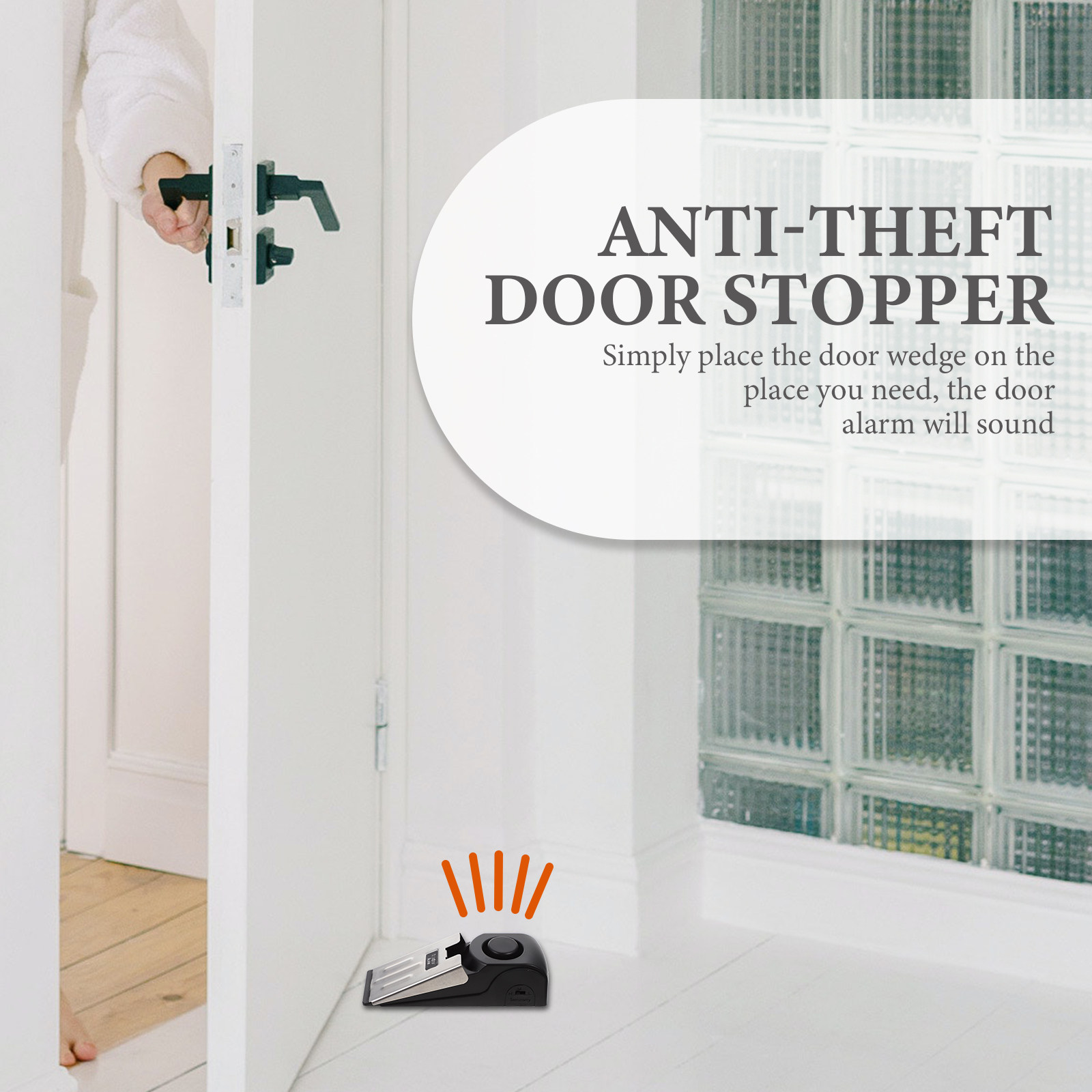 Anti Theft Door Stopper with A - Door Stop Alarm reseña y precio