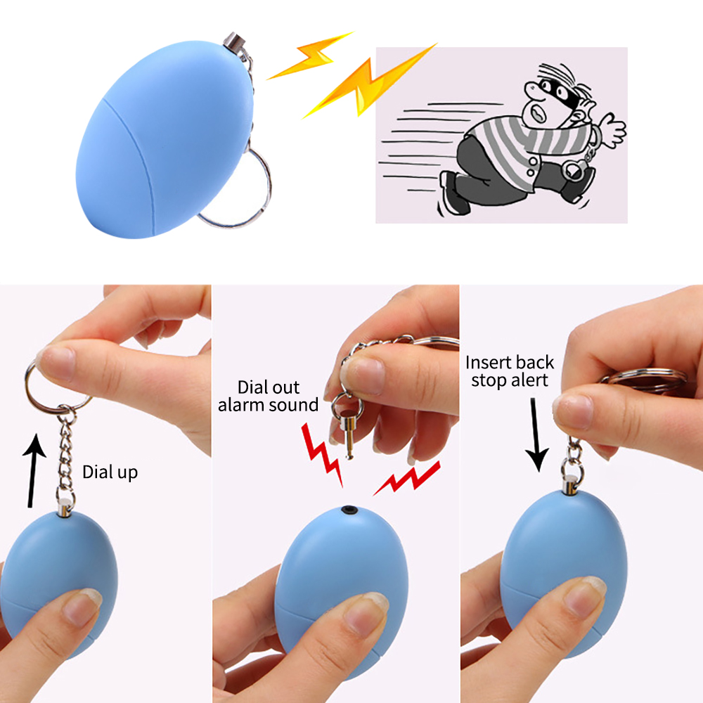 1PCS Self Defense Alarm 100dB  - Personal Alarm Keychain reseña y precio
