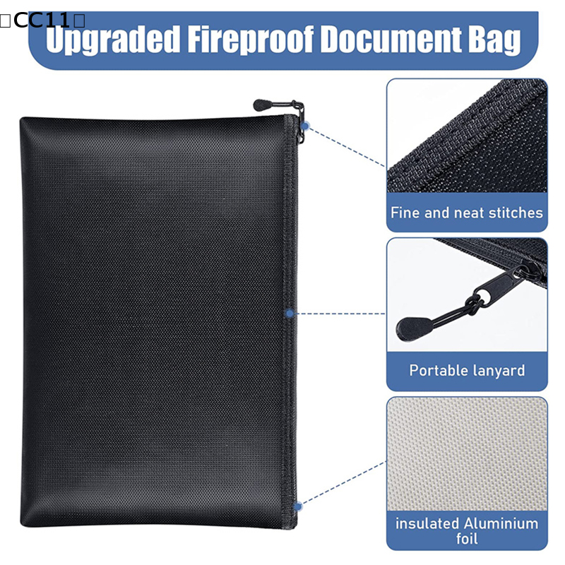 Fireproof Document Bag Waterpr - Fire Safe Document reseña y precio