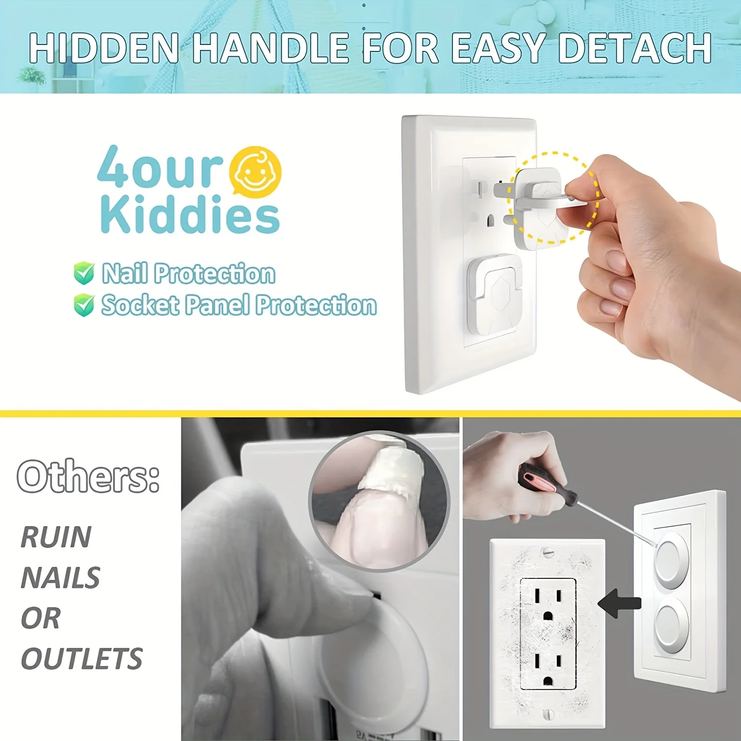 Easy Install Baby Child Electr - Outlet Cover Baby reseña y precio