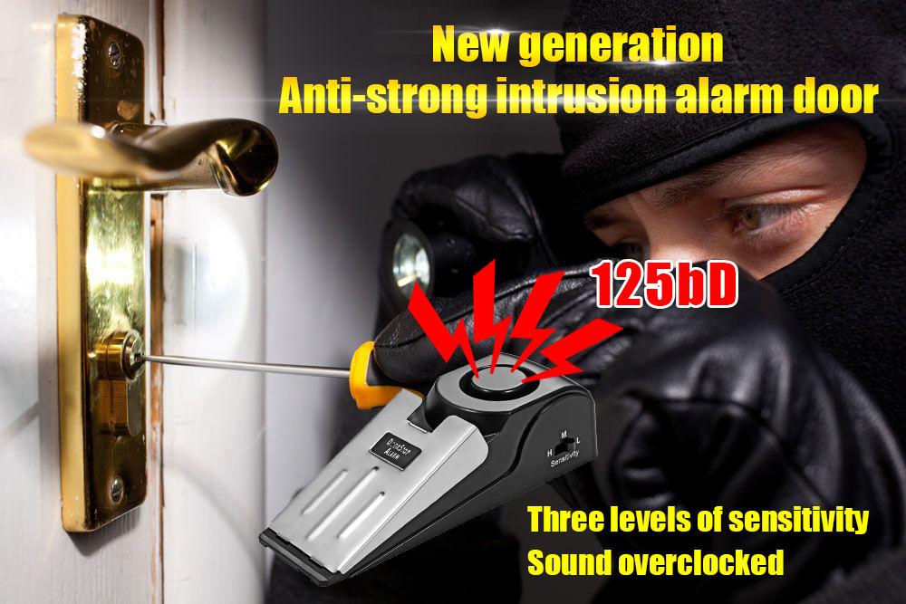 KERUI 125DB Anti-theft Burglar - Door Stop Alarm reseña y precio