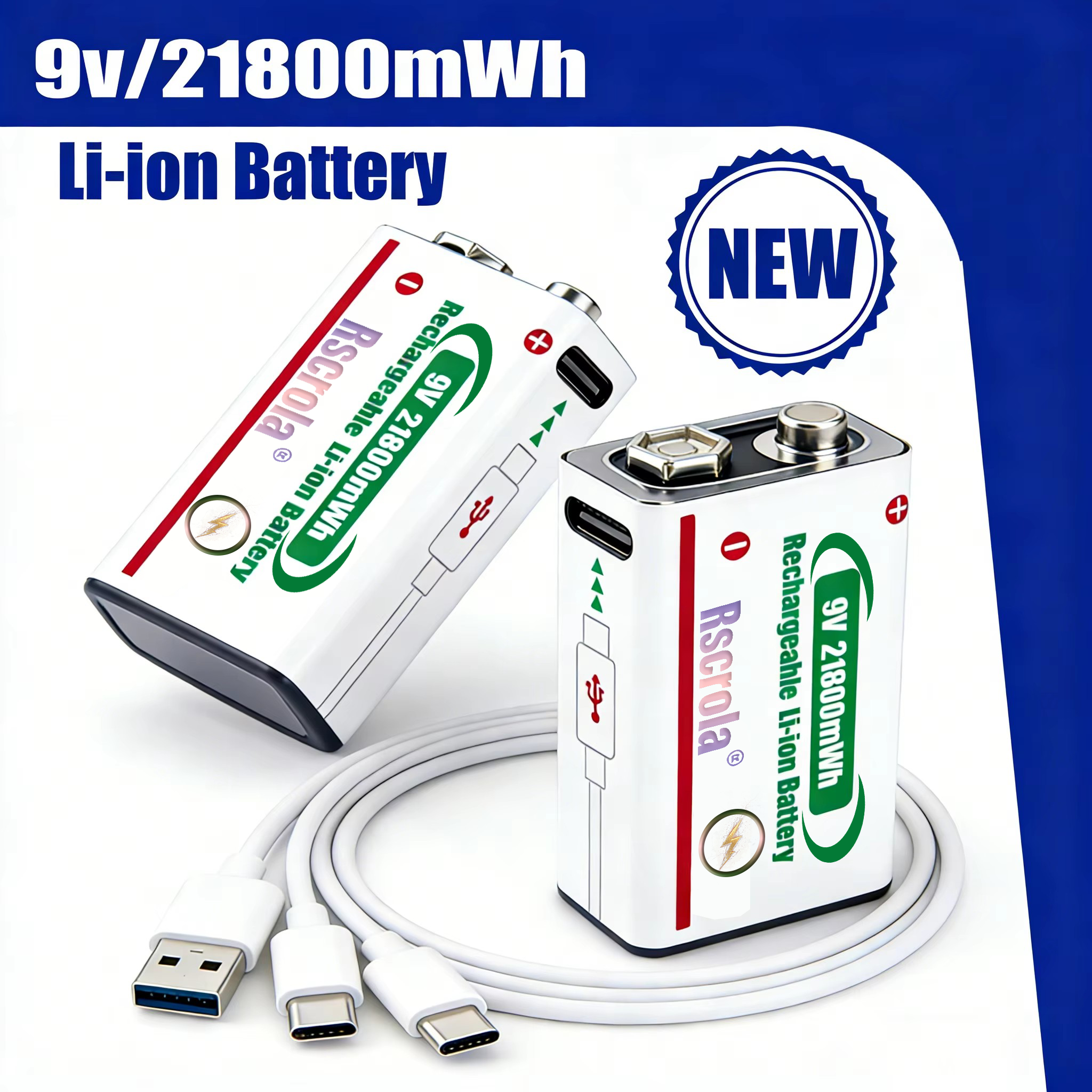 21800mWh High Capacity Long-La - Smoke Detector Interconnected reseña y precio