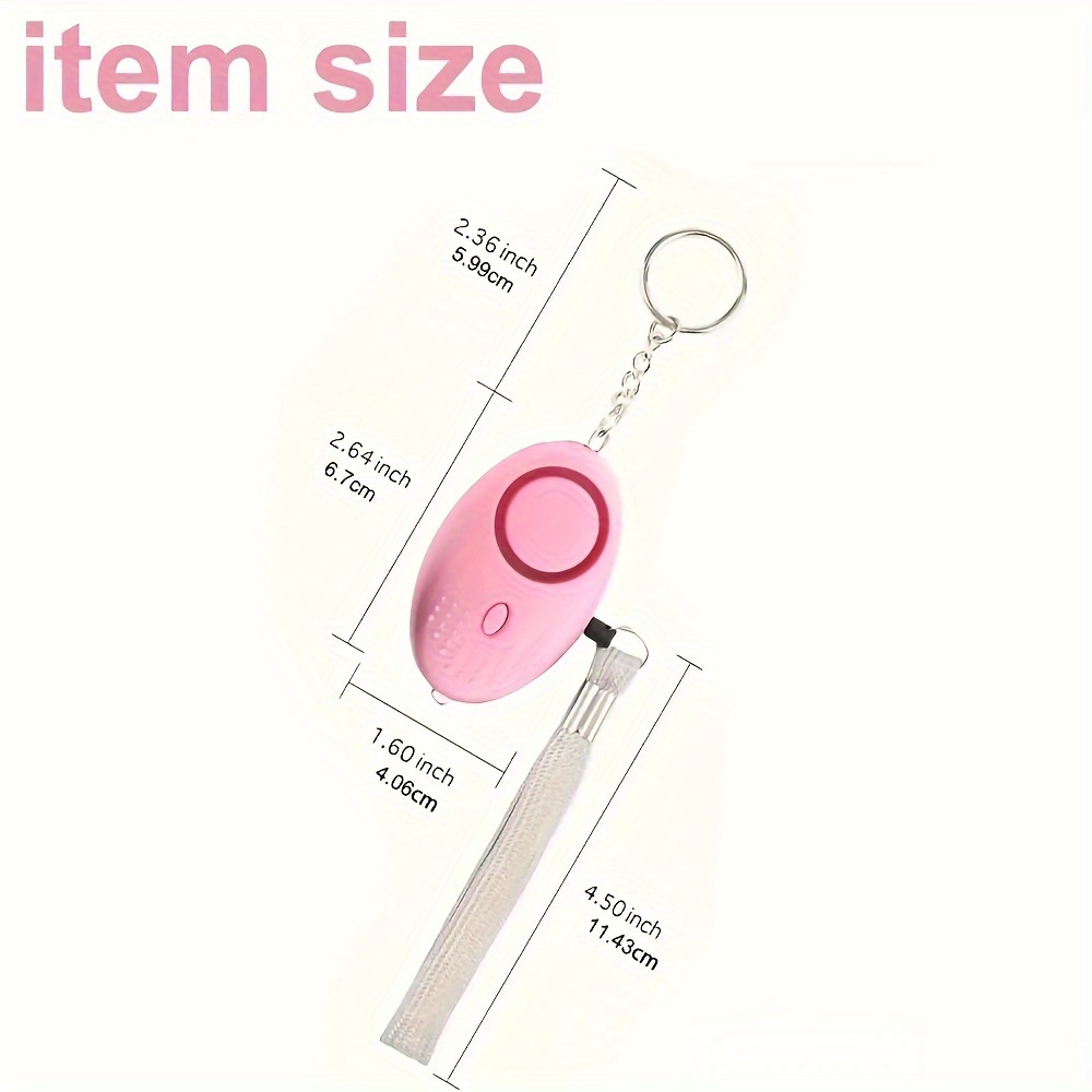 130dB Personal Safety Alarm wi - Personal Alarm Keychain reseña y precio