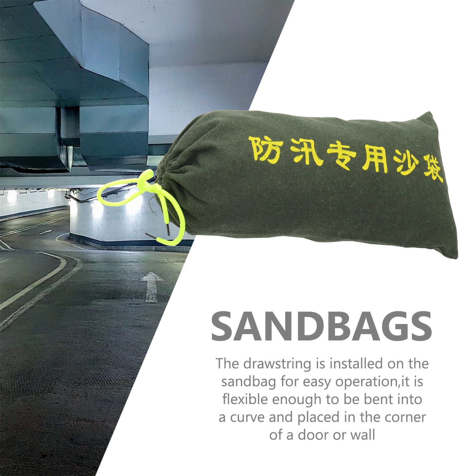 3pcs Empty Sandbag For Flood B - Flood Barrier Bag reseña y precio