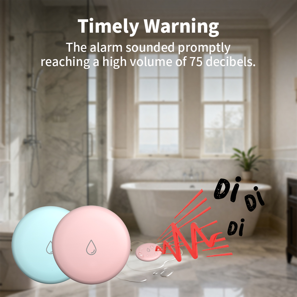Tuya Zigbee Leakage Sensor LED - Water Alarm Sensor reseña y precio