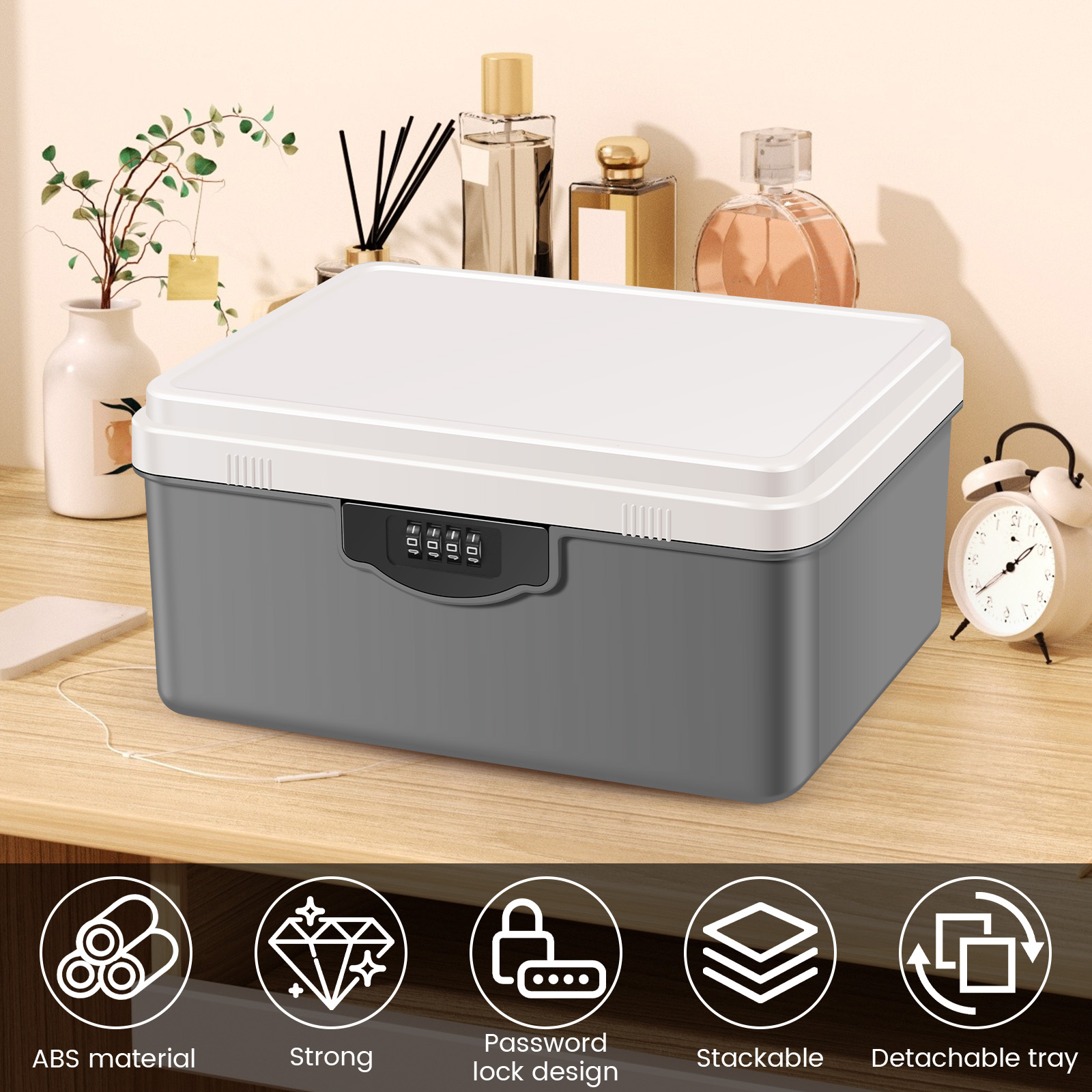 Digital Password Lock Safe Box - Medicine Cabinet Lock reseña y precio