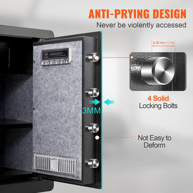 SucceBuy Electric Safe 2.2/1.8 - Fire Safe Document reseña y precio