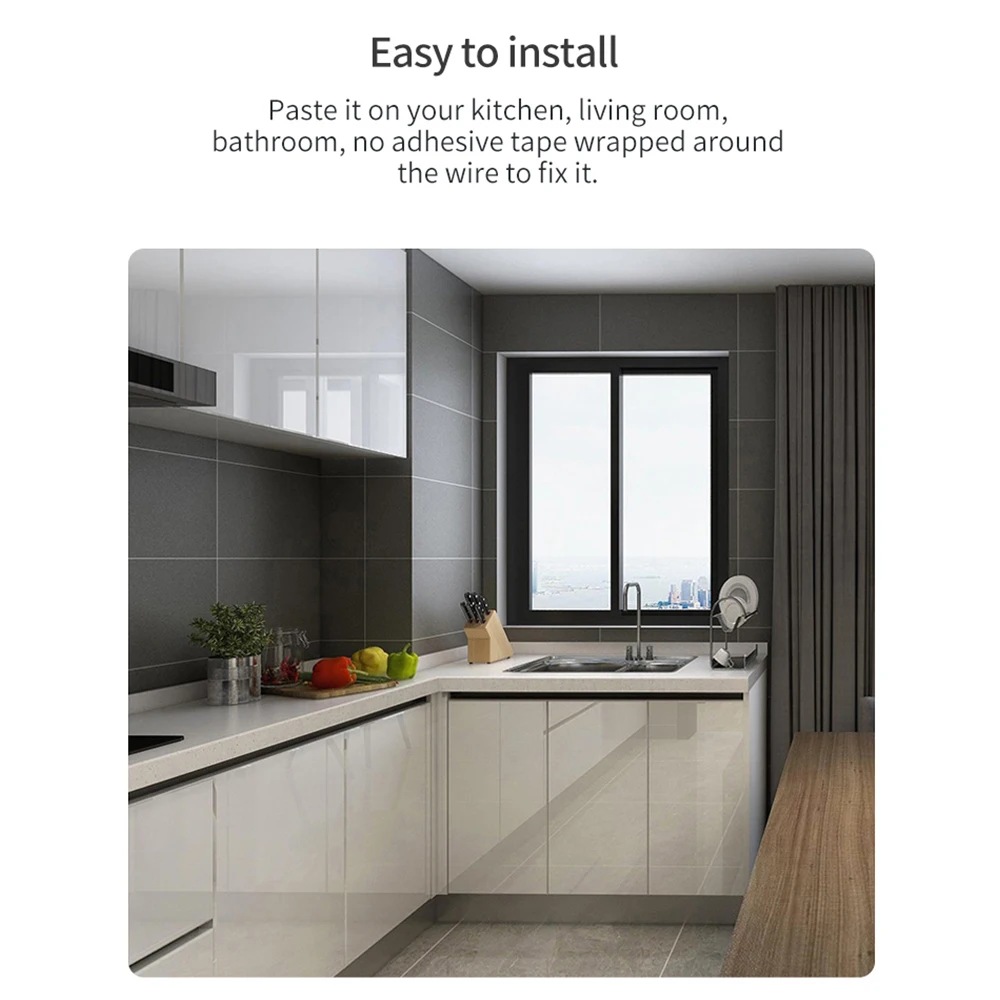 Haozee Tuya Smart ZigBee3.0 Sm - Water Alarm Sensor reseña y precio