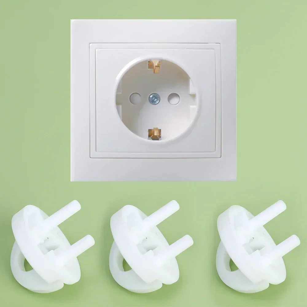 White Electrical Safety Socket - Outlet Cover Baby reseña y precio