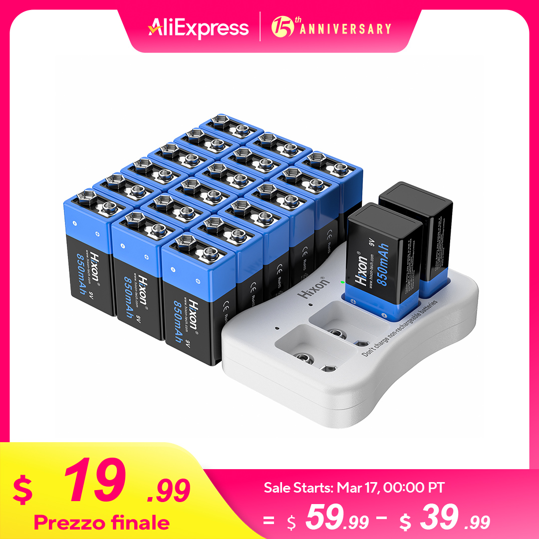 6f22 850mAh 9v Lithium Recharg - Smoke Detector Interconnected reseña y precio