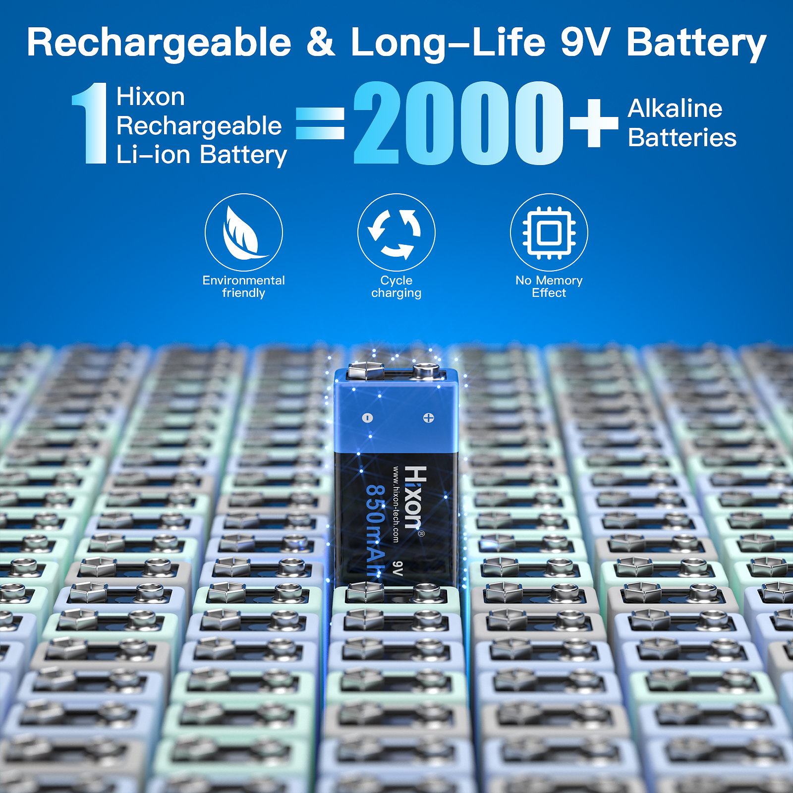 6f22 850mAh 9v Lithium Recharg - Smoke Detector Interconnected reseña y precio