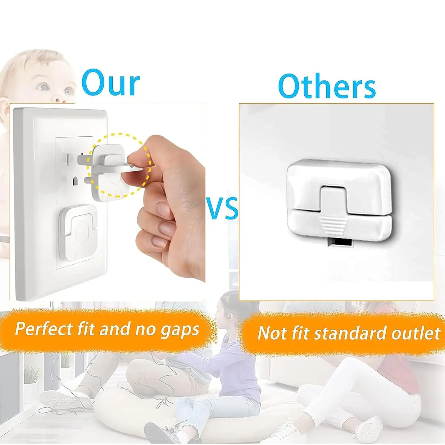 1-20Pc Baby Proof Outlet Cover - Outlet Cover Baby reseña y precio